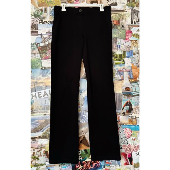 Black Betabrand Classic Dress Pant Yoga Pant Straight M - Picture 2 of 10